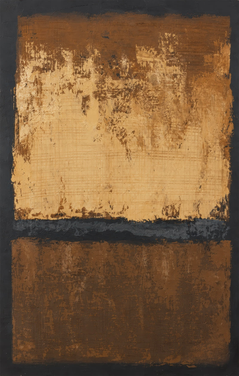 Bronze Divide Glass Wall Art