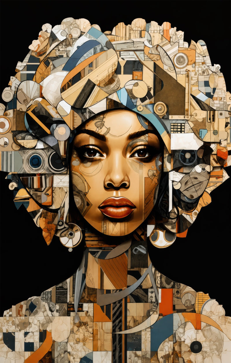 Mechanical Muse Glass Wall Art