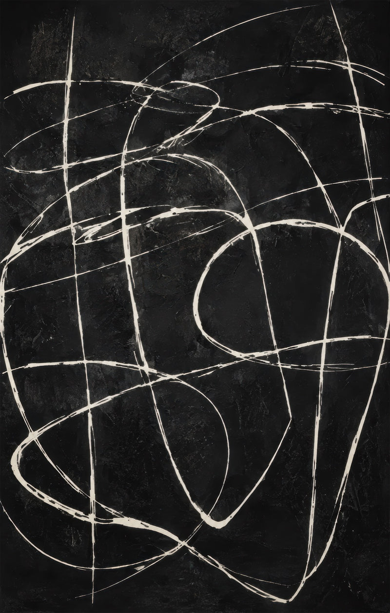 Midnight Motion Glass Wall Art