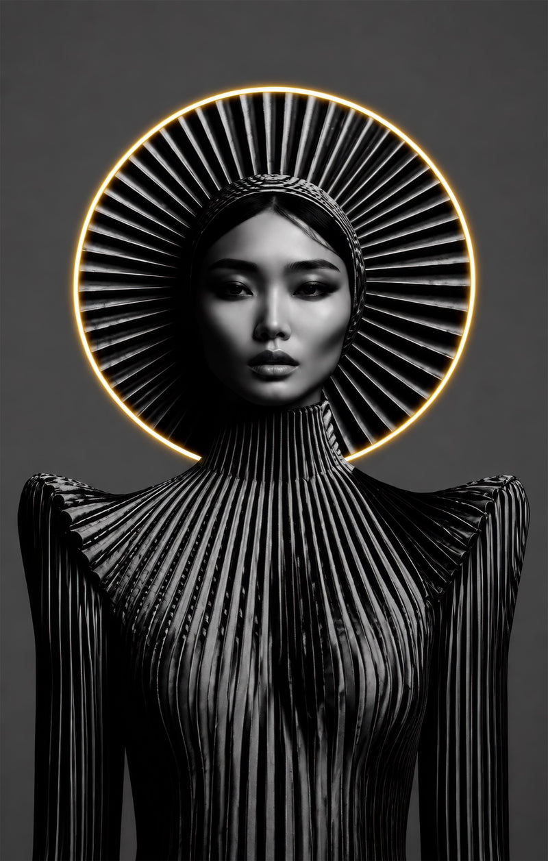 Radiant Future Muse Glass Wall Art