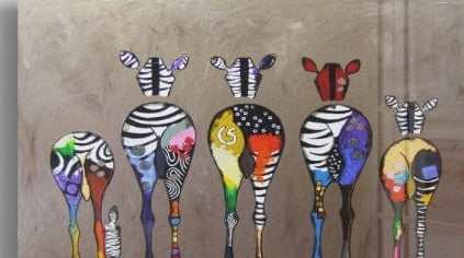 Colourful Zebras