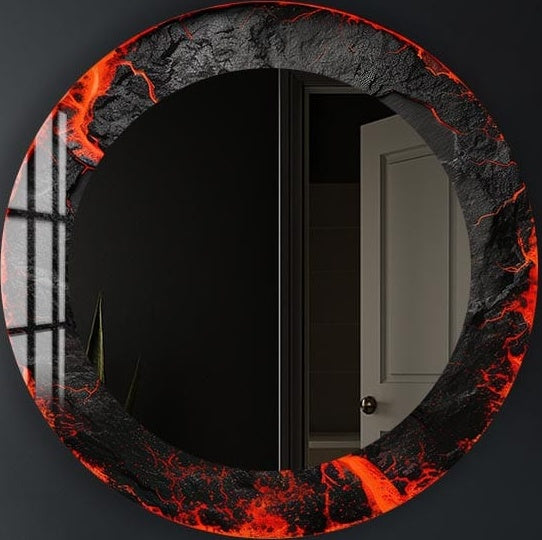 The Lava - Tempered Glass Mirror