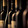 Artronauts Glass Print Red Wine Bottles