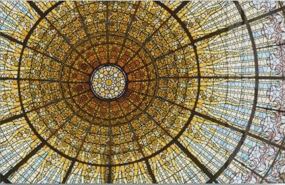 Artronauts Art Clearance T. Golden Dome Glass Wall Art
