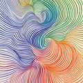 Flow Lines- Abstract Tempered Glass Wall Art