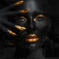 Gold-Lipped Woman III