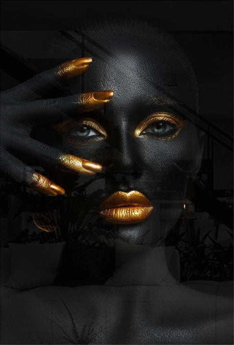 Gold-Lipped Woman III