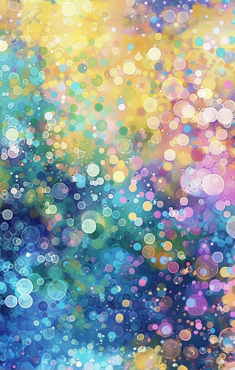 Aurora Dream Glow- Abstract Tempered Glass Wall Art