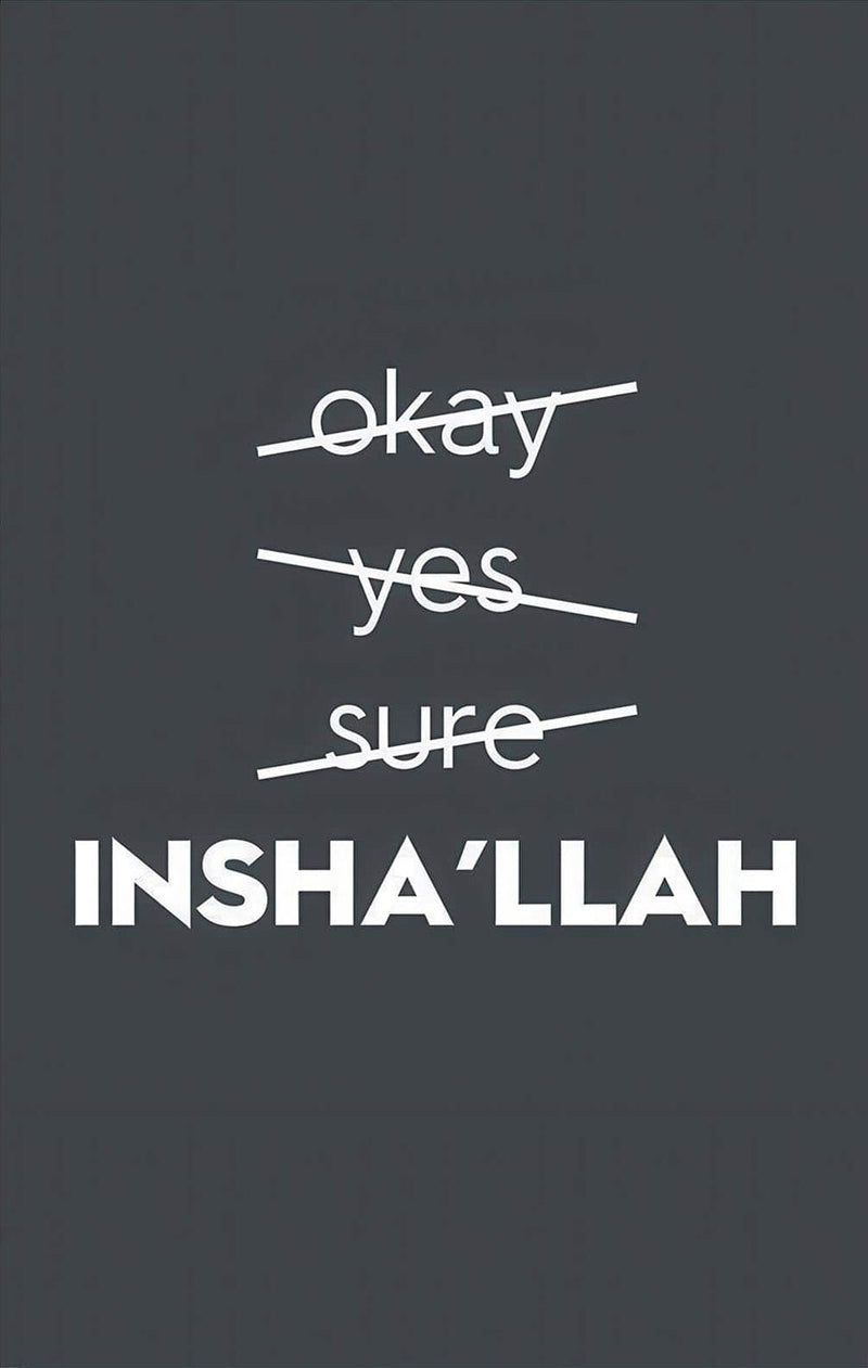 Insha’Allah- Islamic Tempered Glass Wall Art