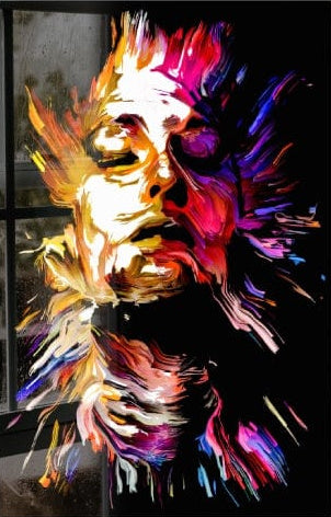 Colourful Abstract Portrait