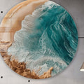 Coastal Reverie - Rounded Glass Wall Art