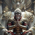 Silent Devotion-Tempered Glass Wall Art