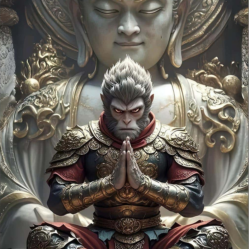 Silent Devotion-Tempered Glass Wall Art