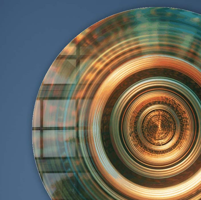 Enigma - Rounded Glass Wall Art