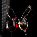 Artronauts Glass Print Wine Splash