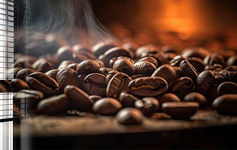 Artronauts Glass Print Coffee Beans