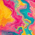 Marble Waves- Abstract Tempered Glass Wall Art