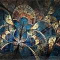 Old Fashion Stained Glass Design
