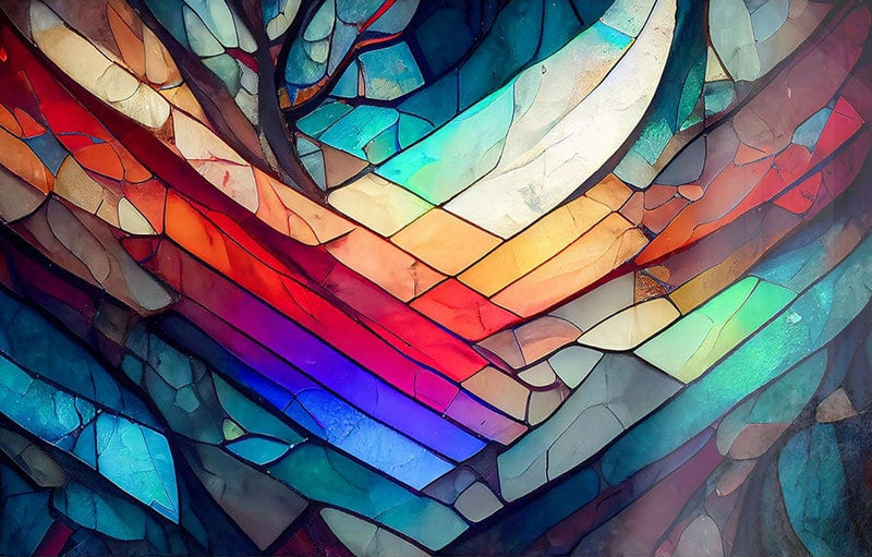Colourful Stained Glass Effect