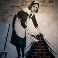 Sweep It Under The Carped  - Banksy