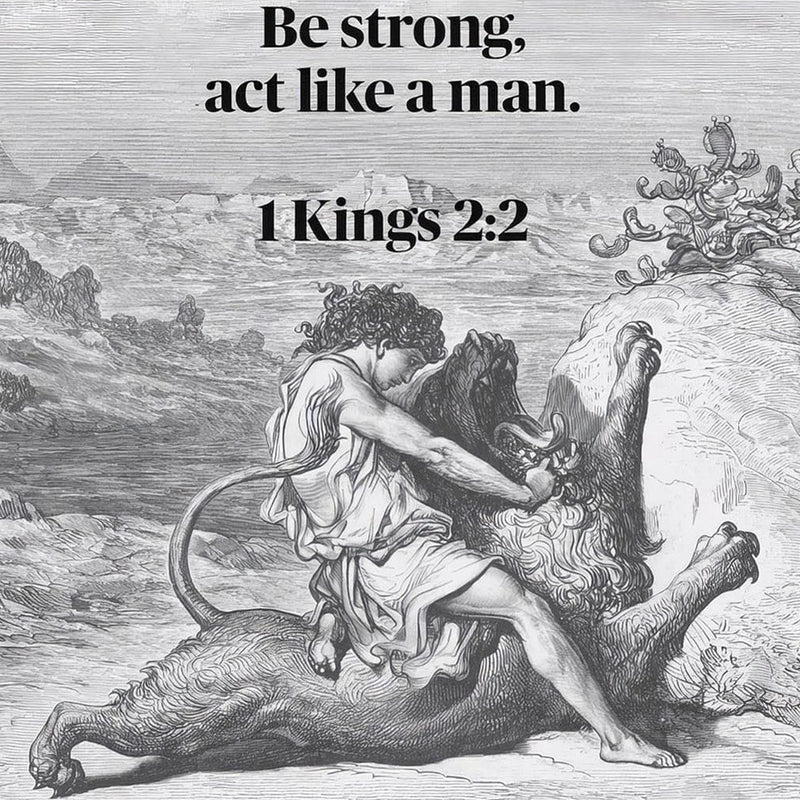 Kings 2:2- Christian Tempered Glass Wall Art