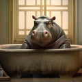 Bathtub Animal Hippo II