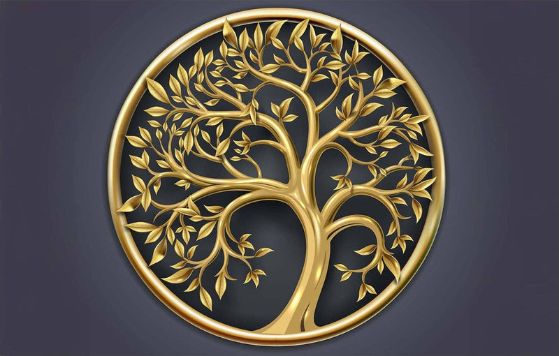 Sacred Roots-  Tempered Glass Wall Art