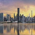 Artronauts Art Glass Print 92x36cm New York City Panoramic