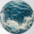 Waveborn Symphony - Rounded Glass Wall Art