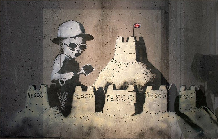 Tesco Sandcastles  - Banksy