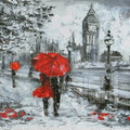 Artronauts Art Glass Print London in Winter