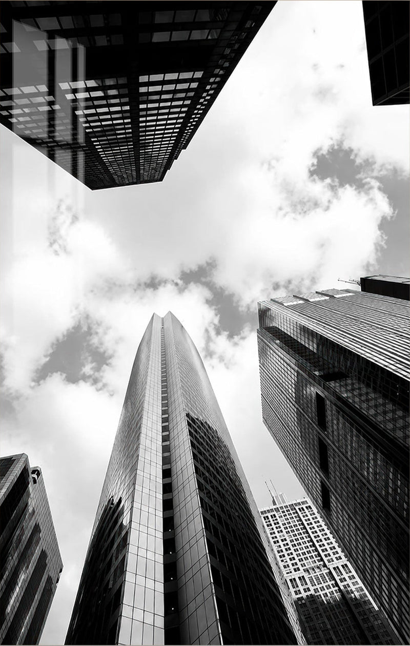 Urban Ascent Glass Wall Art