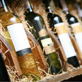 Artronauts Glass Print Wine Bottles