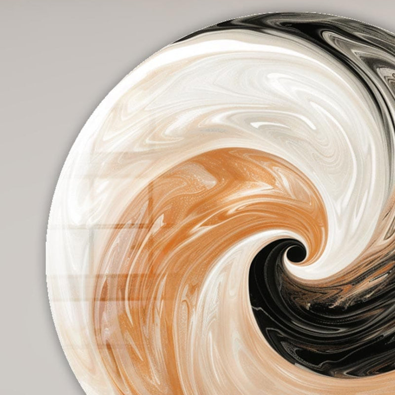 Mixed Tails - Rounded Glass Wall Art