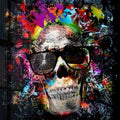 Artronauts Art Glass Print The Skull