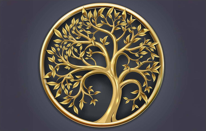 Sacred Roots-  Tempered Glass Wall Art