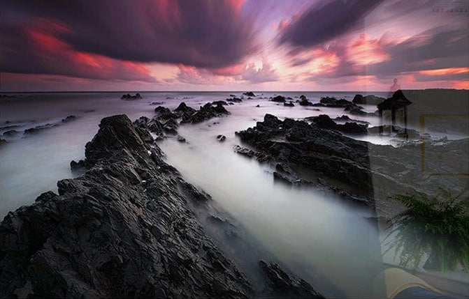 Artronauts Art Glass Print Mystic Sunset