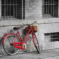 Artronauts Art Glass Print Red Bicycle Glass Wall Art