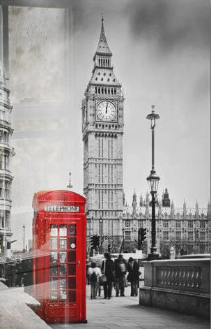 Big Ben Glass Wall Art