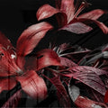 Artronauts Glass Print Red Flowers