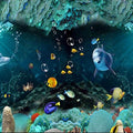 Artronauts Glass Print 92x36cm Under The Sea - Panoramic