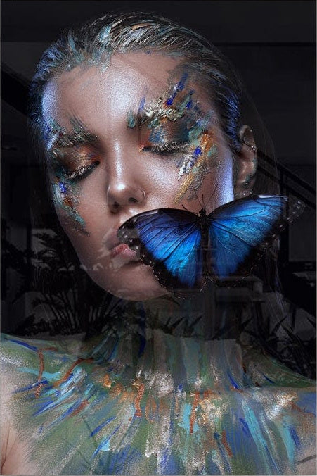 Blue Painted Woman