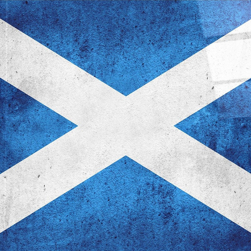 Artronauts Glass Print The Saltire