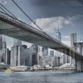 Artronauts Glass Print Brooklyn Bridge
