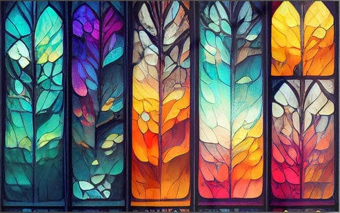 Windows Stained Glass Effect