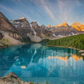 Artronauts Art Glass Print Moraine Lake