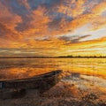 Artronauts Art Glass Print The Sunset II