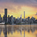 Artronauts Art Glass Print New York Downtown