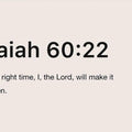 Isaiah 60:22- Christian Tempered Glass Wall Art