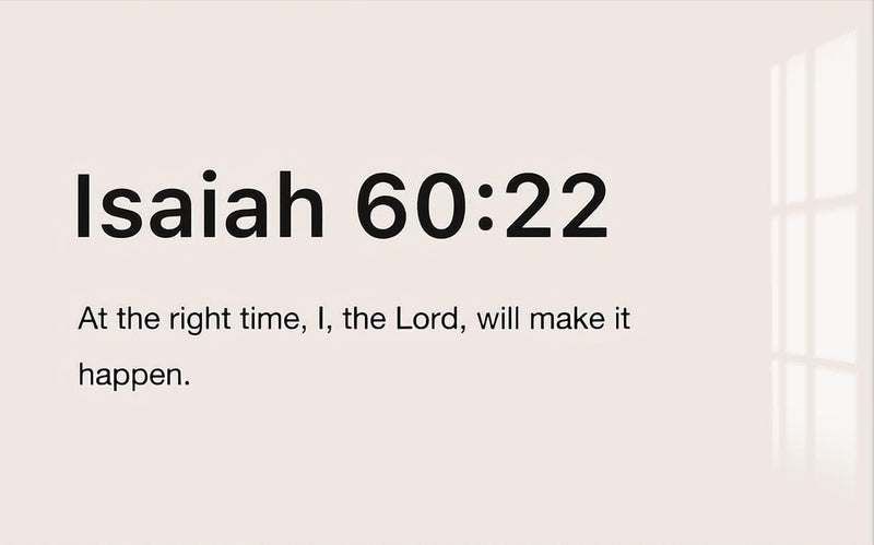 Isaiah 60:22- Christian Tempered Glass Wall Art
